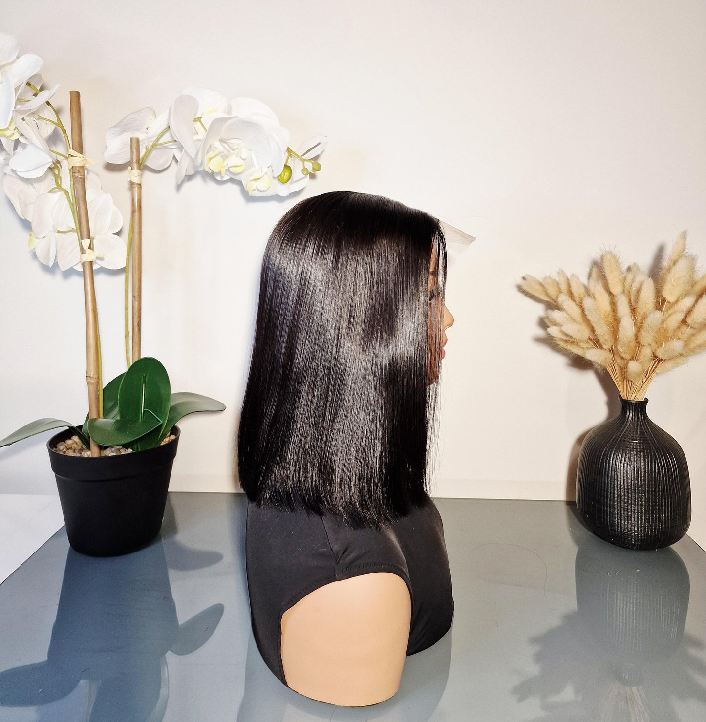 Perruque Bob Cheveux Vietnamien, Lace 2x6