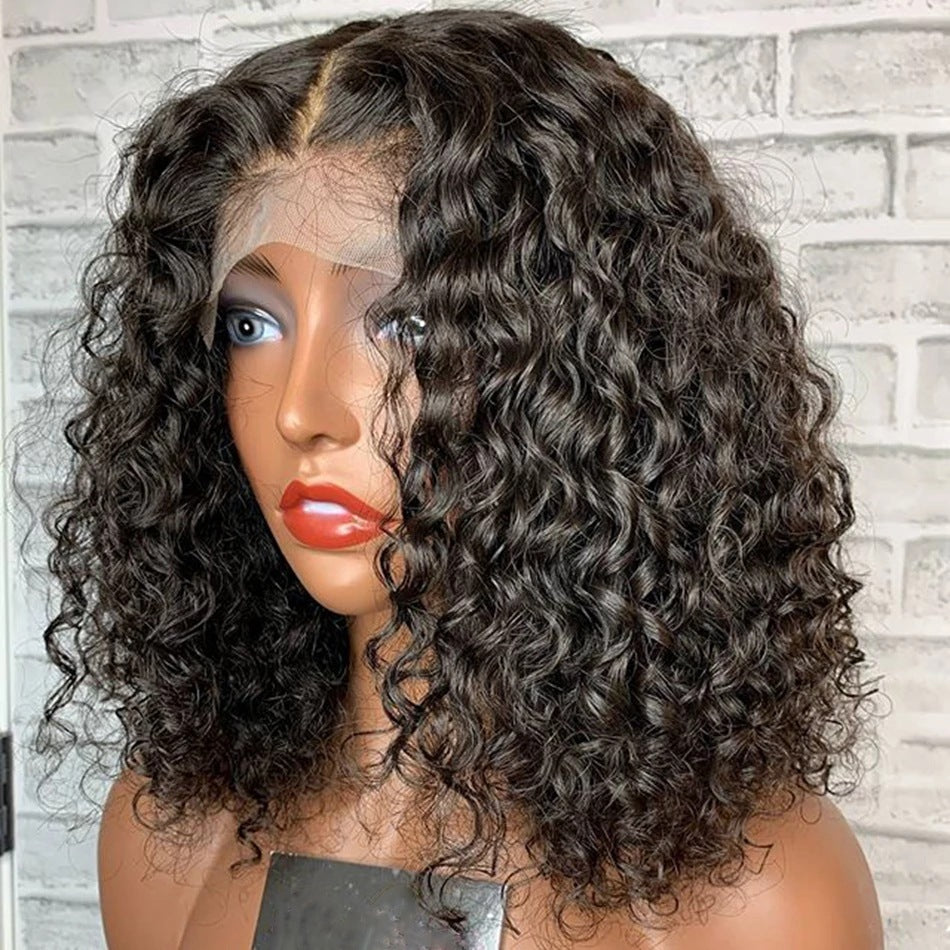 Perruque Bob Curly 13x4 Lace Front