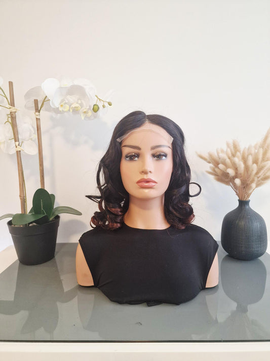 Perruque Loose Bouncy, closure 5x5